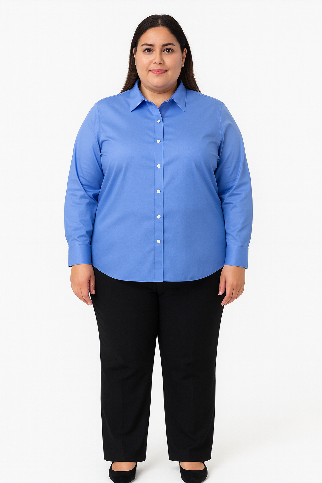 Calvin Klein Women’s Long-Sleeve Dress Shirt 2XL (20–22)