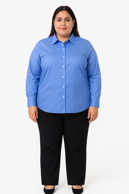 Calvin Klein Women’s Long-Sleeve Dress Shirt 2XL (20–22)