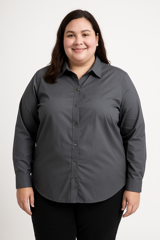 Calvin Klein Women’s Long-Sleeve Dress Shirt – 2XL (20–22)