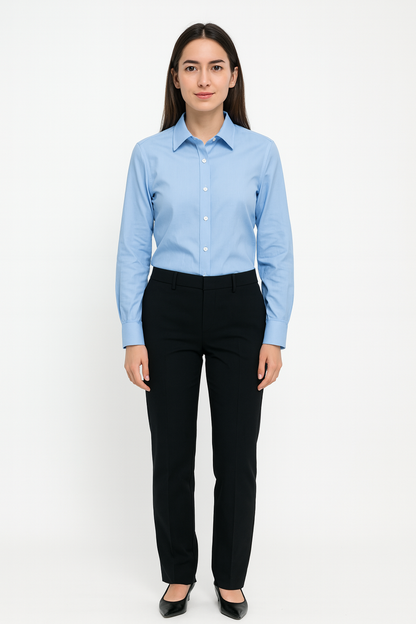 Van Heusen Women’s Button-Up Dress Shirt – XS (0–2)