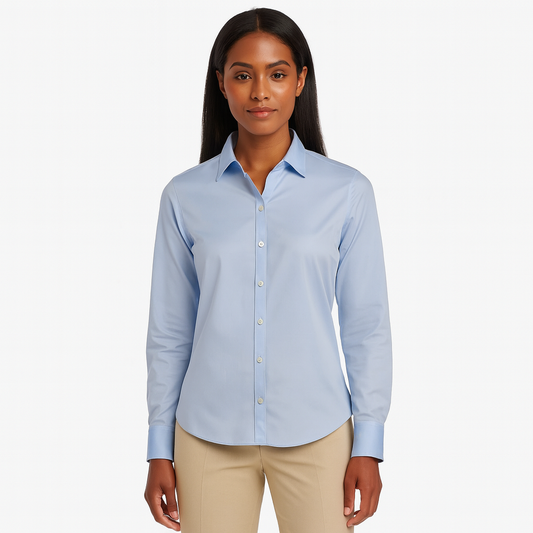 Van Heusen Women’s Button-Up Dress Shirt – S (4–6)