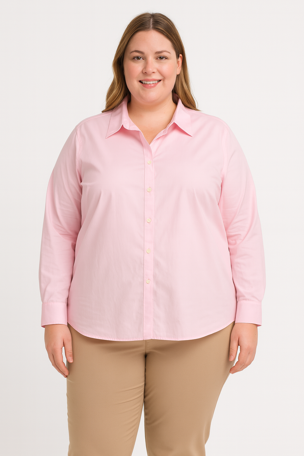 Van Heusen Women’s Long-Sleeve Dress Shirt XL