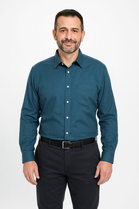 Geoffrey Beene Blue Slim Fit Button Up XXL NWT