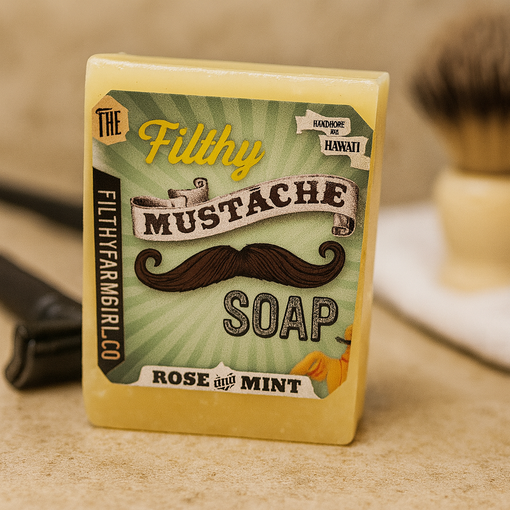 Filthy Farmgirl Soap Filthy Mustache Small Bar 2 oz