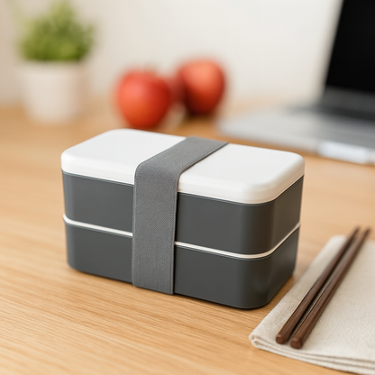 Thirty-One Gifts Bento Box – Grey Colorblock