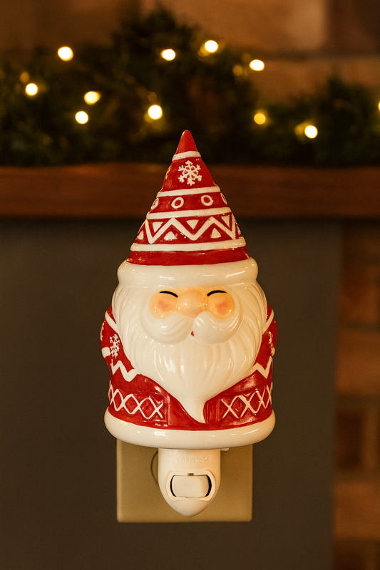 Scentsy Mini Warmer Be Jolly | Santa Plug-In Wax Warmer