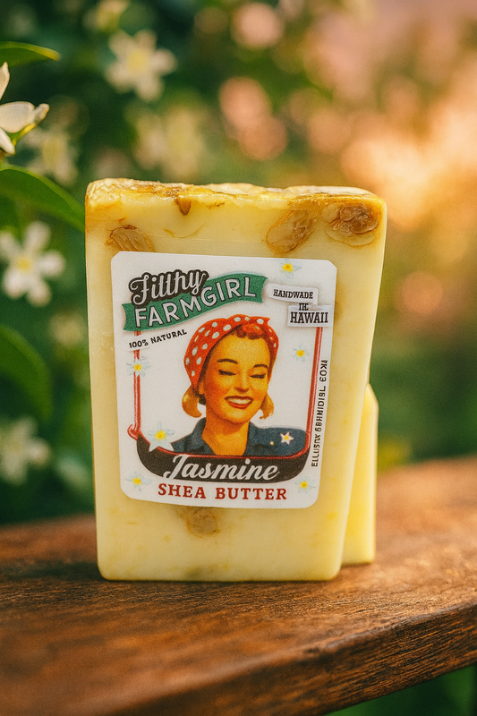 Filthy Farmgirl Jasmine Shea Butter Soap Small Bar 2oz