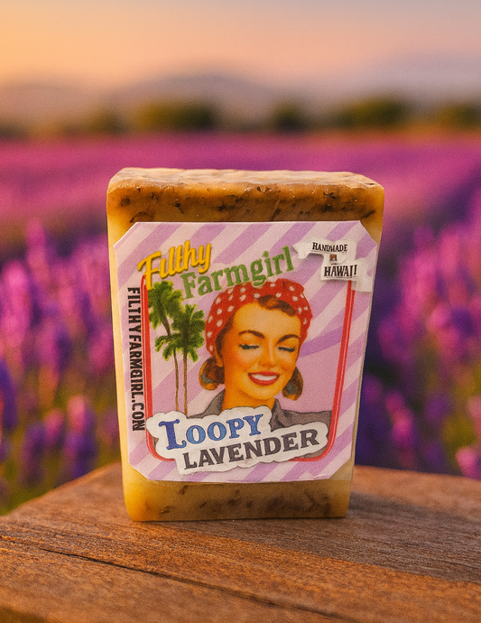 Filthy Farmgirl Loopy Lavender Soap Small Bar 2oz
