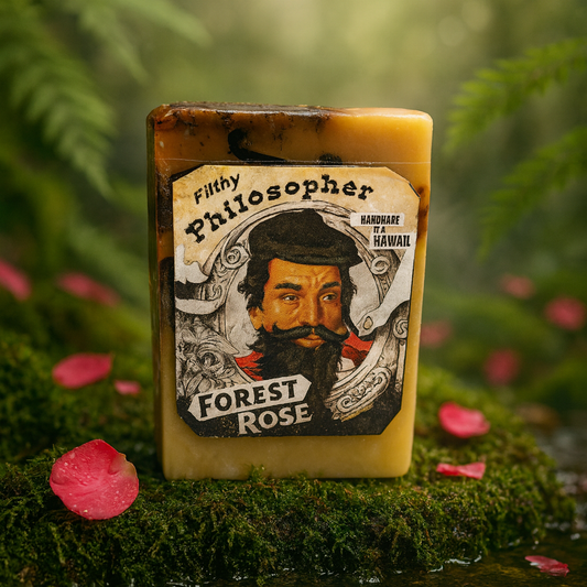 Filthy Farmgirl Filthy Philosopher Forest Rose Soap 2oz