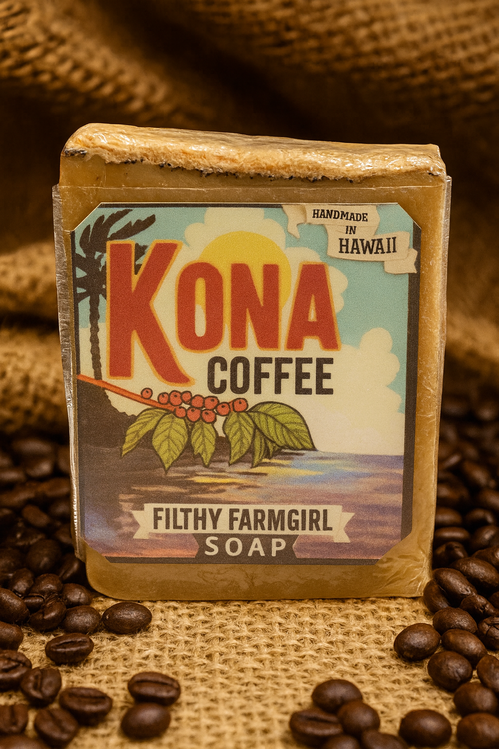 Filthy Farmgirl Soap Kona Coffee Small Bar 2 oz