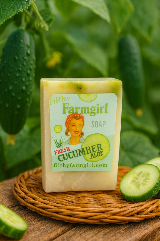 Filthy Farmgirl Fresh Cucumber Aloe Soap 2 oz