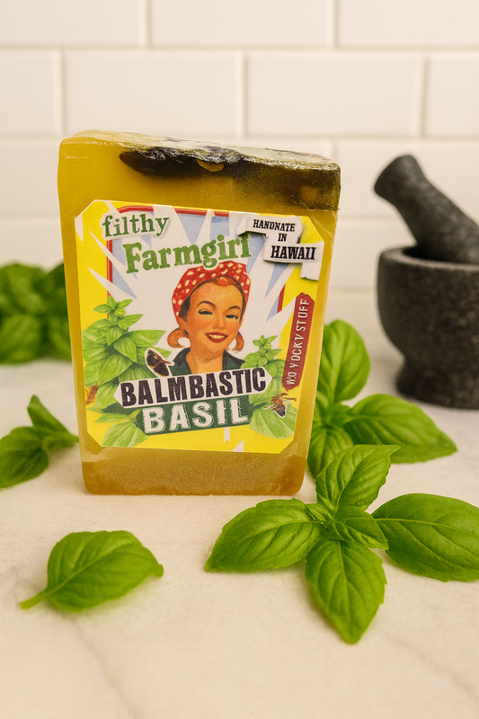 Filthy Farmgirl Balmbastic Basil Soap 2 oz