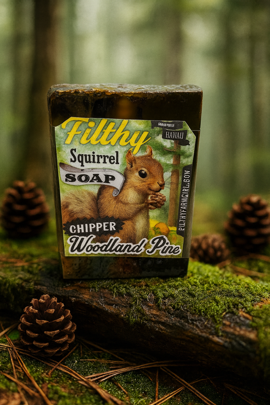Filthy Farmgirl Filthy Squirrel Woodland Pine Soap 2 oz