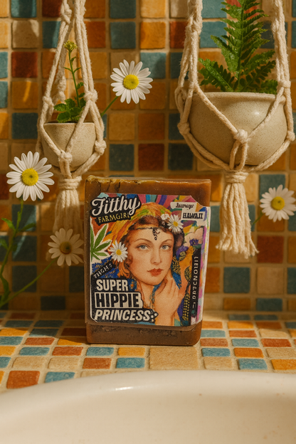 Filthy Farmgirl Super Hippie Princess Soap 2 oz