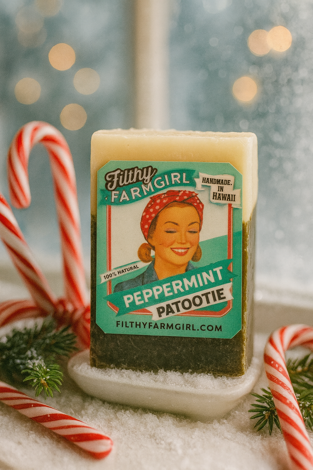 Filthy Farmgirl Peppermint Patootie Soap 2 oz – Minty Tingle Bar