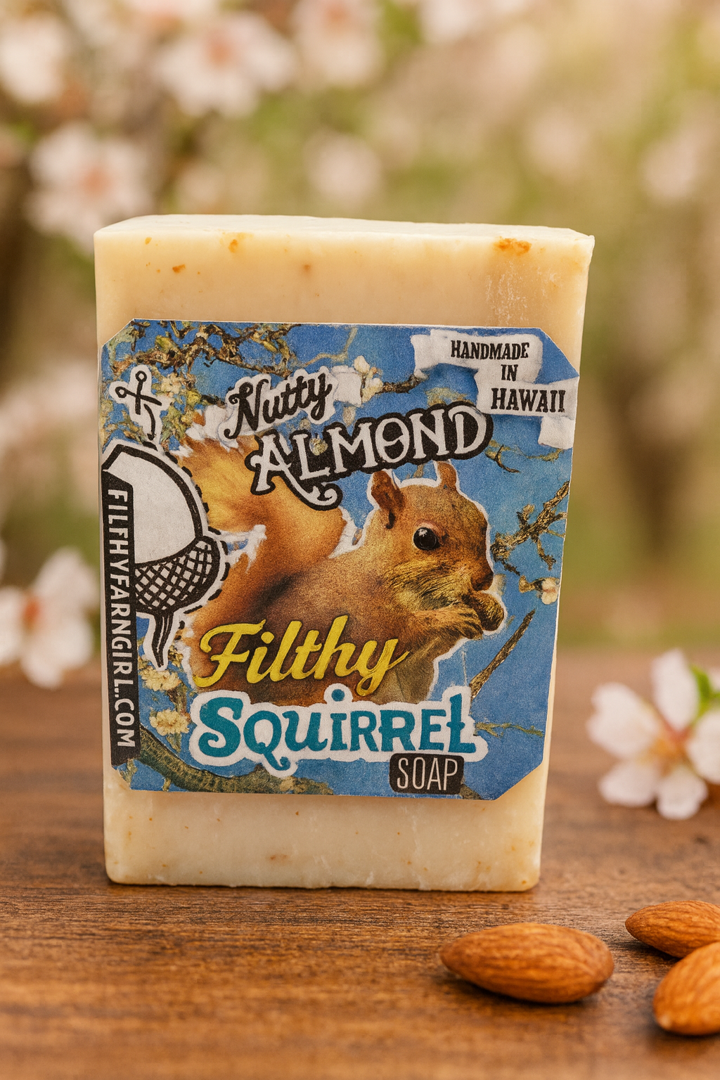 Filthy Farmgirl | Filthy Squirrel ~ Nutty Almond | Soap - Small Bar (2 oz) | Ohana Underground