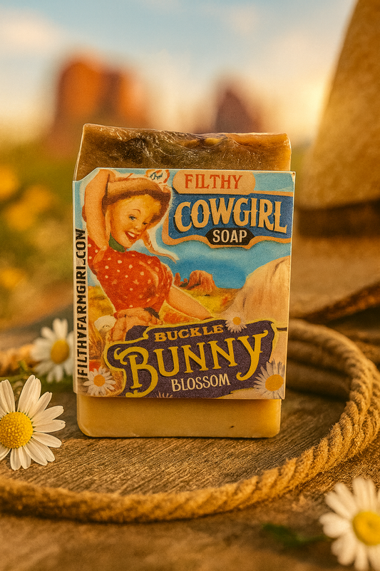 Filthy Farmgirl Buckle Bunny Blossom Soap 2 oz