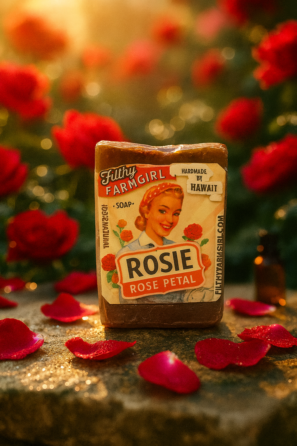 Filthy Farmgirl Rosie Rose Petal Soap 2 oz
