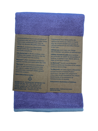 Norwex EnviroCloth – All-Purpose Microfiber Cleaning Cloth with BacLock®