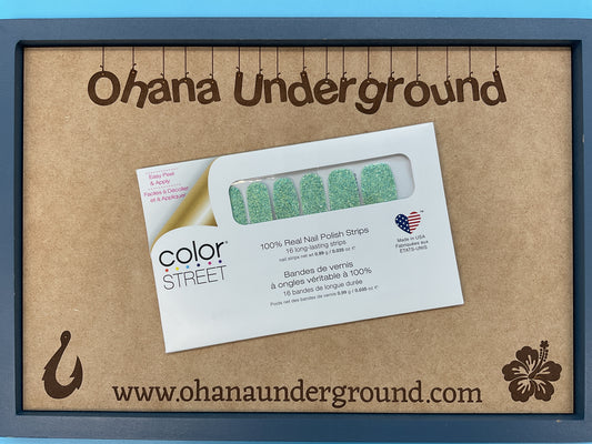 Color Street Nail Strips | Hint of Mint | Real Polish | Easy Apply |