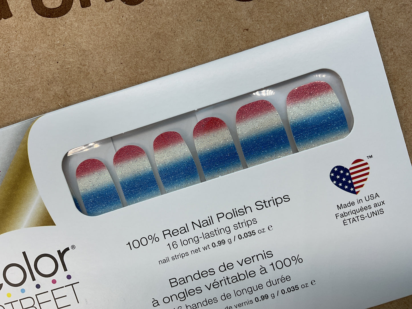 Color Street Nail Strips | Firecracker Pop | Real Polish | Easy Apply |