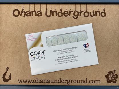 Color Street Nail Strips | Gossip and Glitter | Real Polish | Easy Apply |