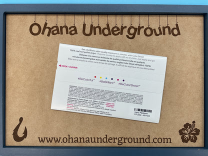 Color Street Pedicure Overlay Honu Clear