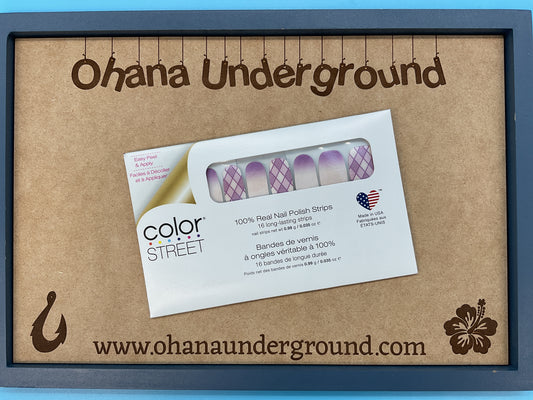 Color Street Nail Strips | Grape-ful For You | Real Polish | Easy Apply |