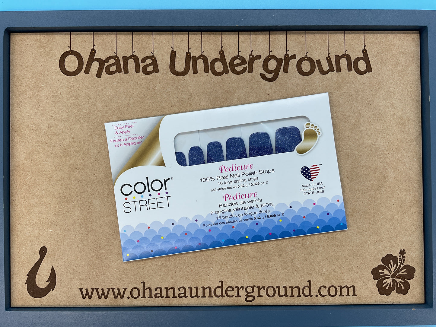 Color Street Nail Strips | Pedicure - Good Night | Real Polish | Easy Apply