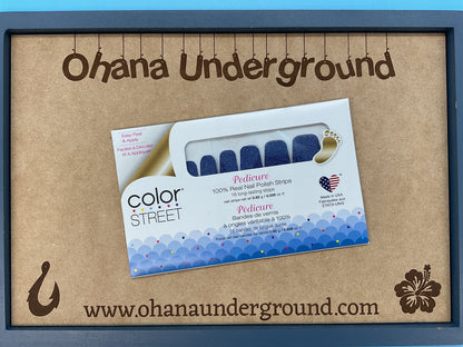 Color Street Nail Strips | Pedicure - Good Night | Real Polish | Easy Apply