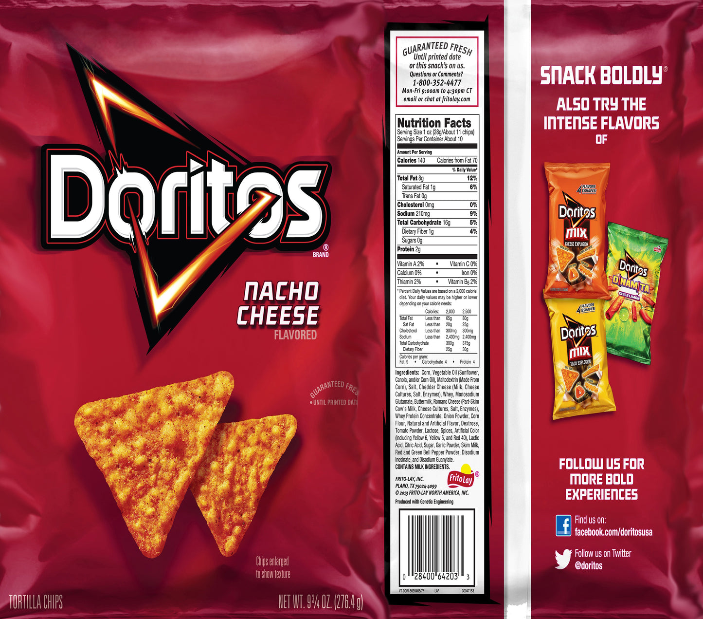 Doritos Nacho Cheese 20 Oz. Skinny Tumbler