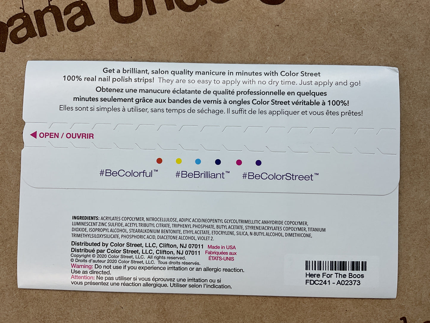 Color Street Here for the Boos – Halloween Strips