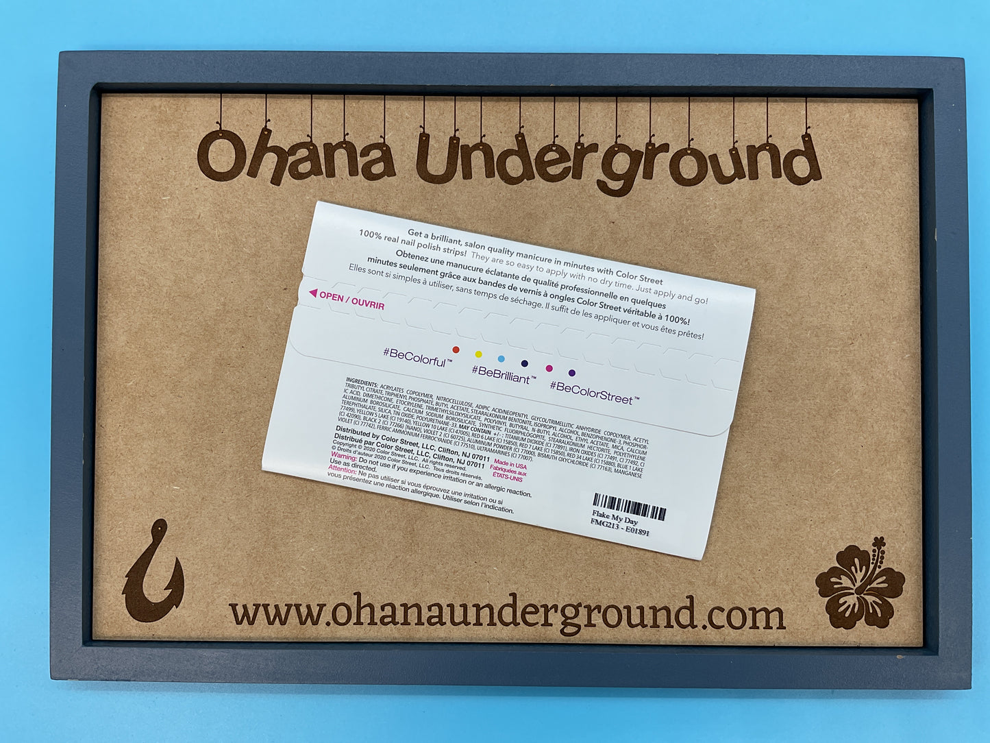 Color Street Nail Strips | Flake My Day | Real Polish | Easy Apply |