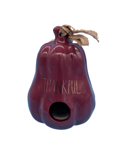 Rae Dunn Thankful Gourd Birdhouse