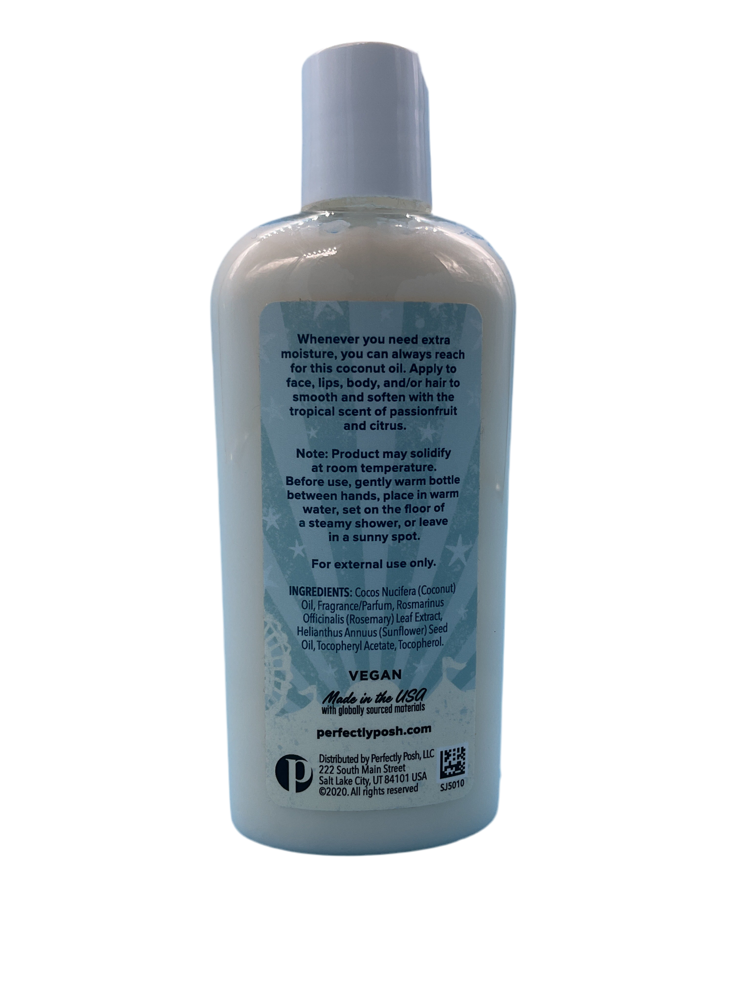 Perfectly Posh Absolute Passionfruit Coconut Oil – 4 oz Face, Hair & Body Oil