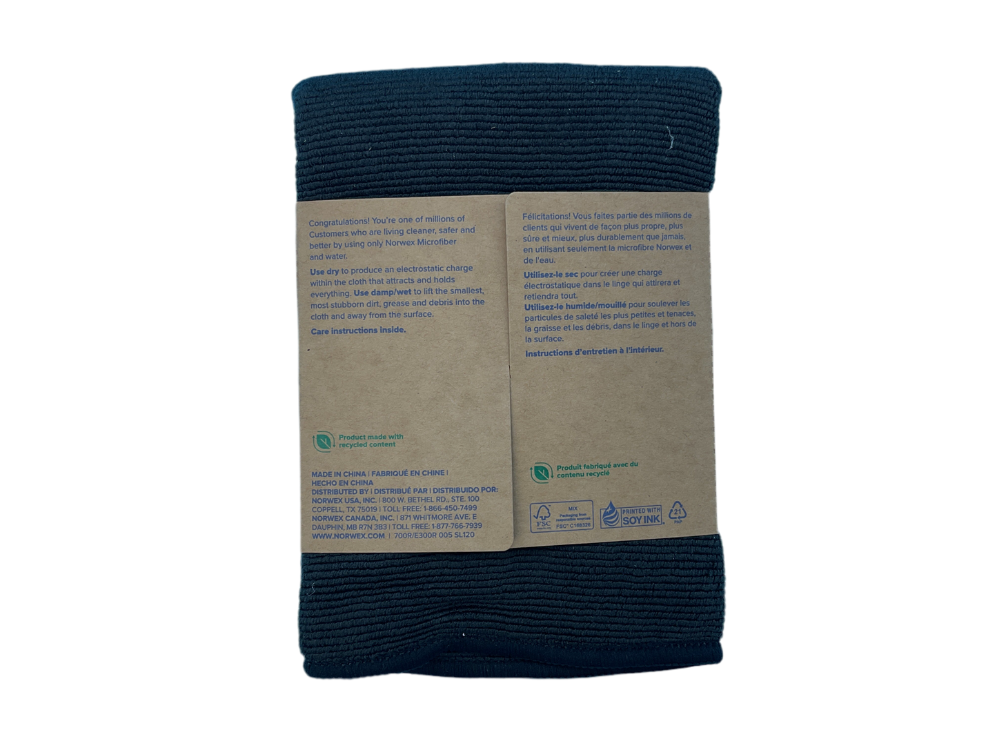 Norwex EnviroCloth – All-Purpose Microfiber Cleaning Cloth with BacLock®