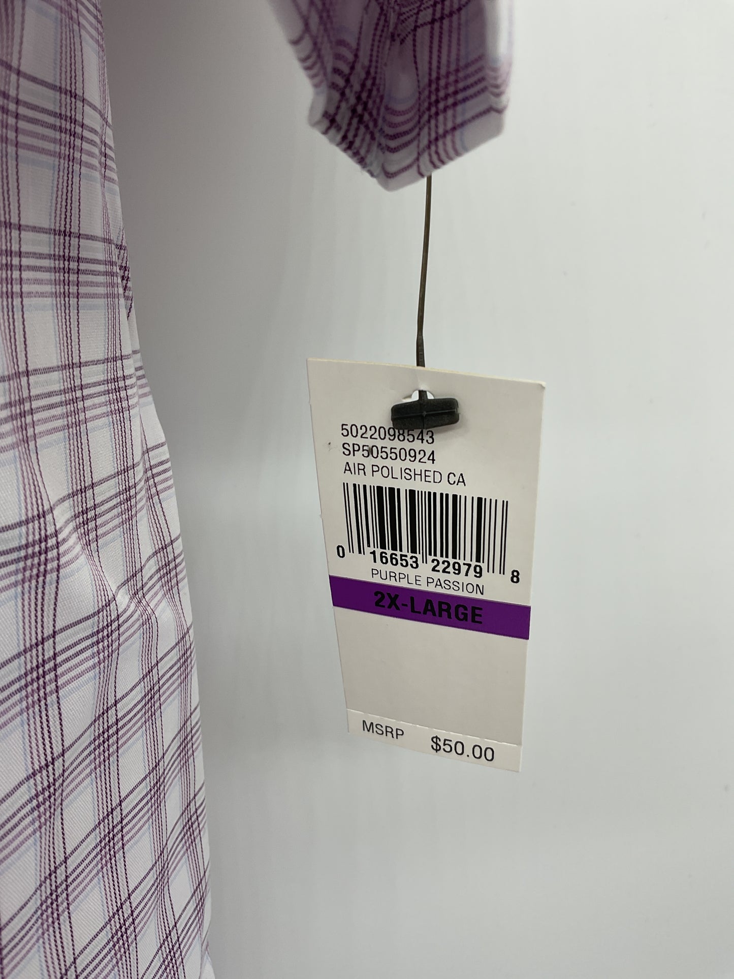 Van Heusen Men’s Air Cooling Short Sleeve Shirt XXL