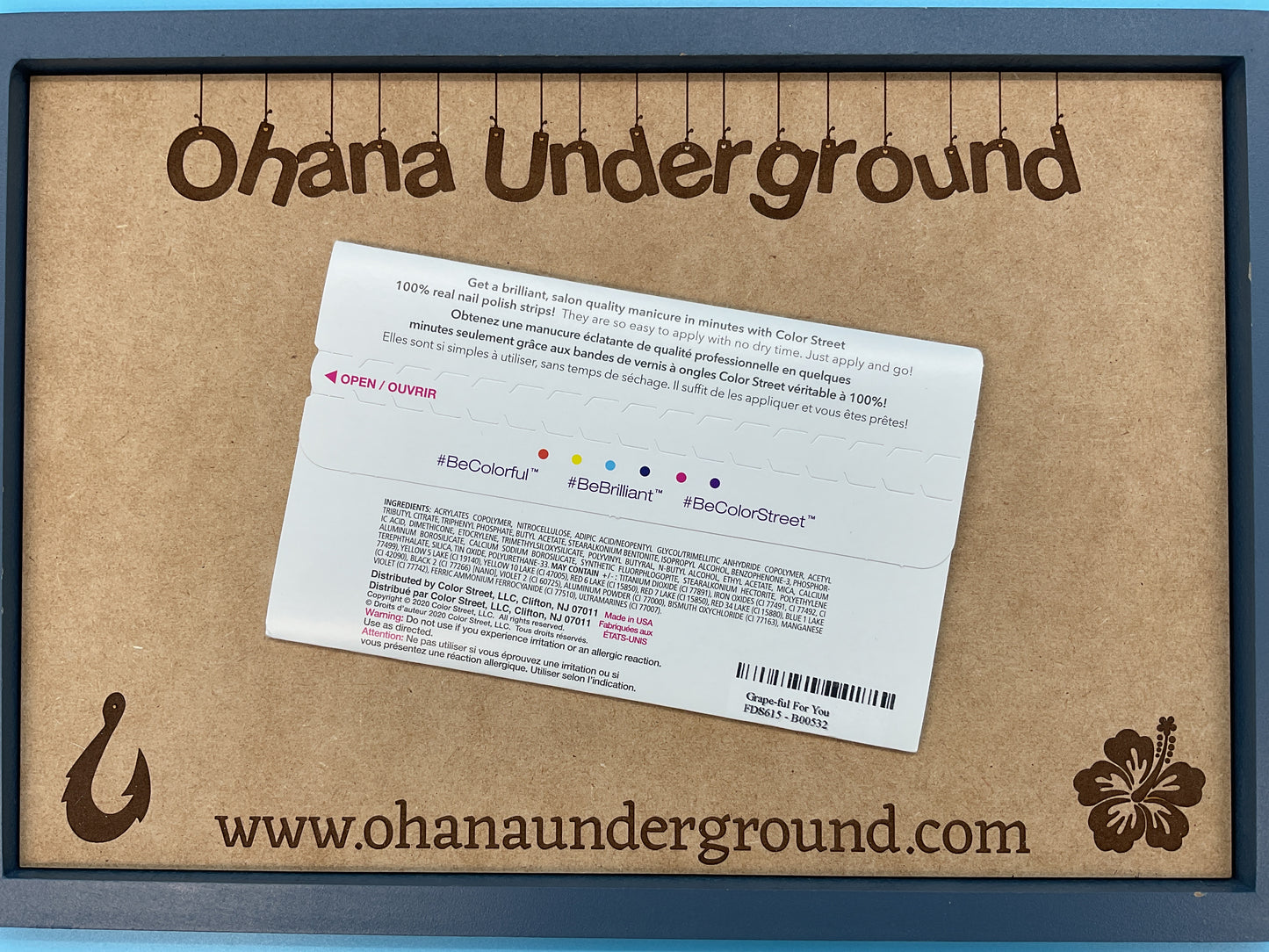 Color Street Nail Strips | Grape-ful For You | Real Polish | Easy Apply |