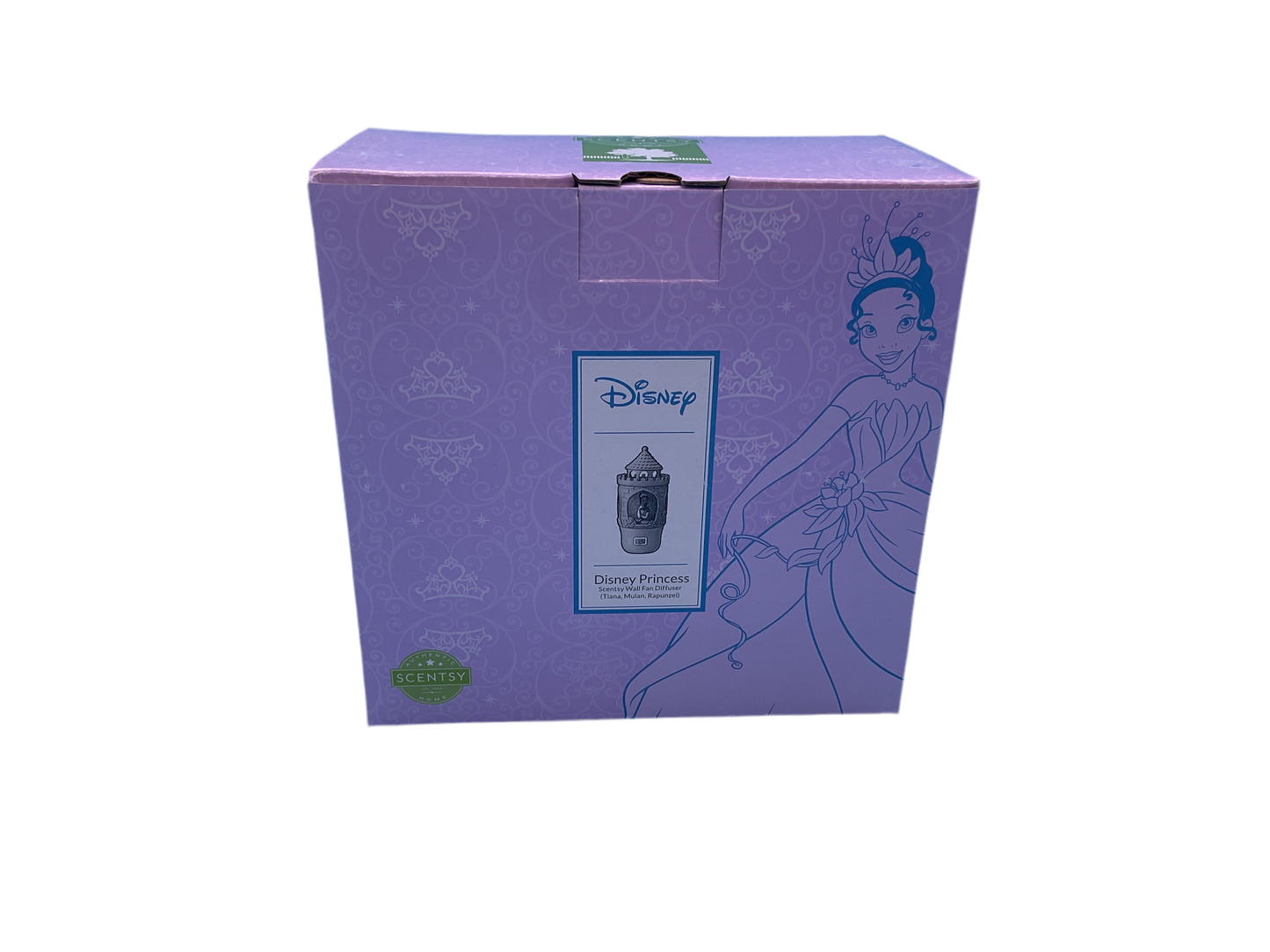 Scentsy Disney Princess Wall Fan Diffuser with Light – Tiana, Mulan & Rapunzel Castle Plug-In