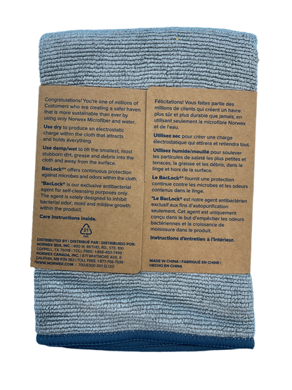 Norwex EnviroCloth – All-Purpose Microfiber Cleaning Cloth with BacLock®