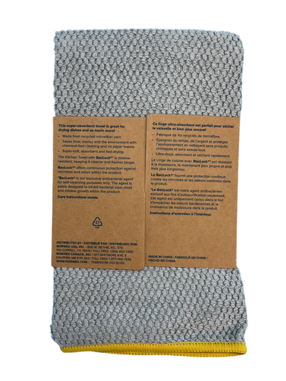 Norwex Microfiber Kitchen Towel with BacLock® (25.59" x 13.78")