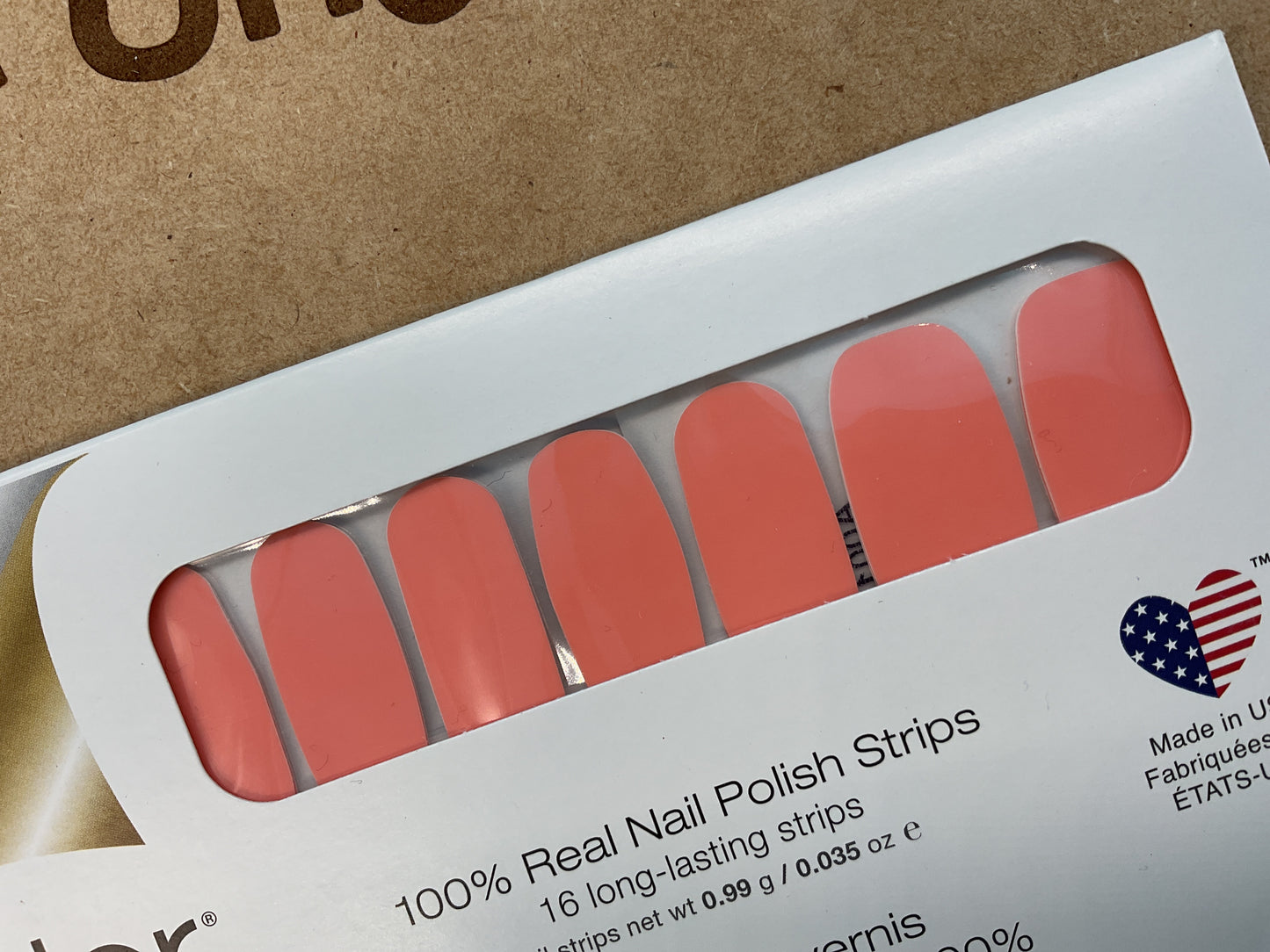 Color Street Nail Strips Heart Of Marigold | Peach Real Polish