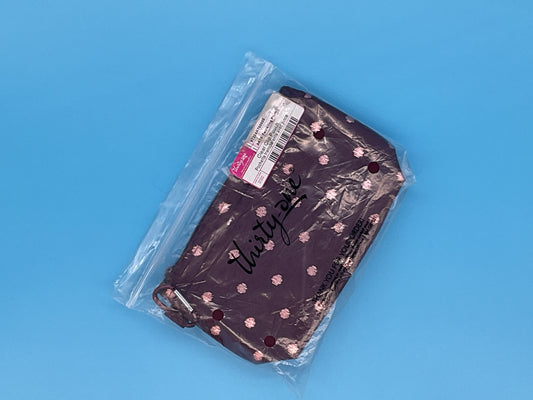 Thirty-One Gifts - Clear Clip Pouch - Twinkling Plum