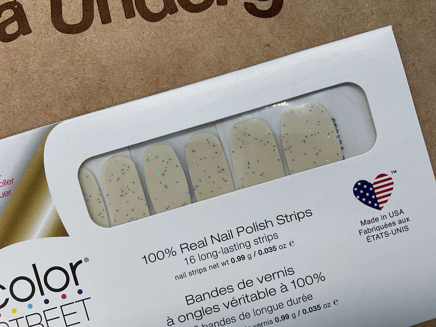 Color Street Ivory Icon Nail Strips