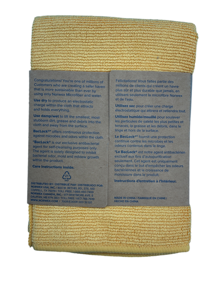 Norwex EnviroCloth – All-Purpose Microfiber Cleaning Cloth with BacLock®