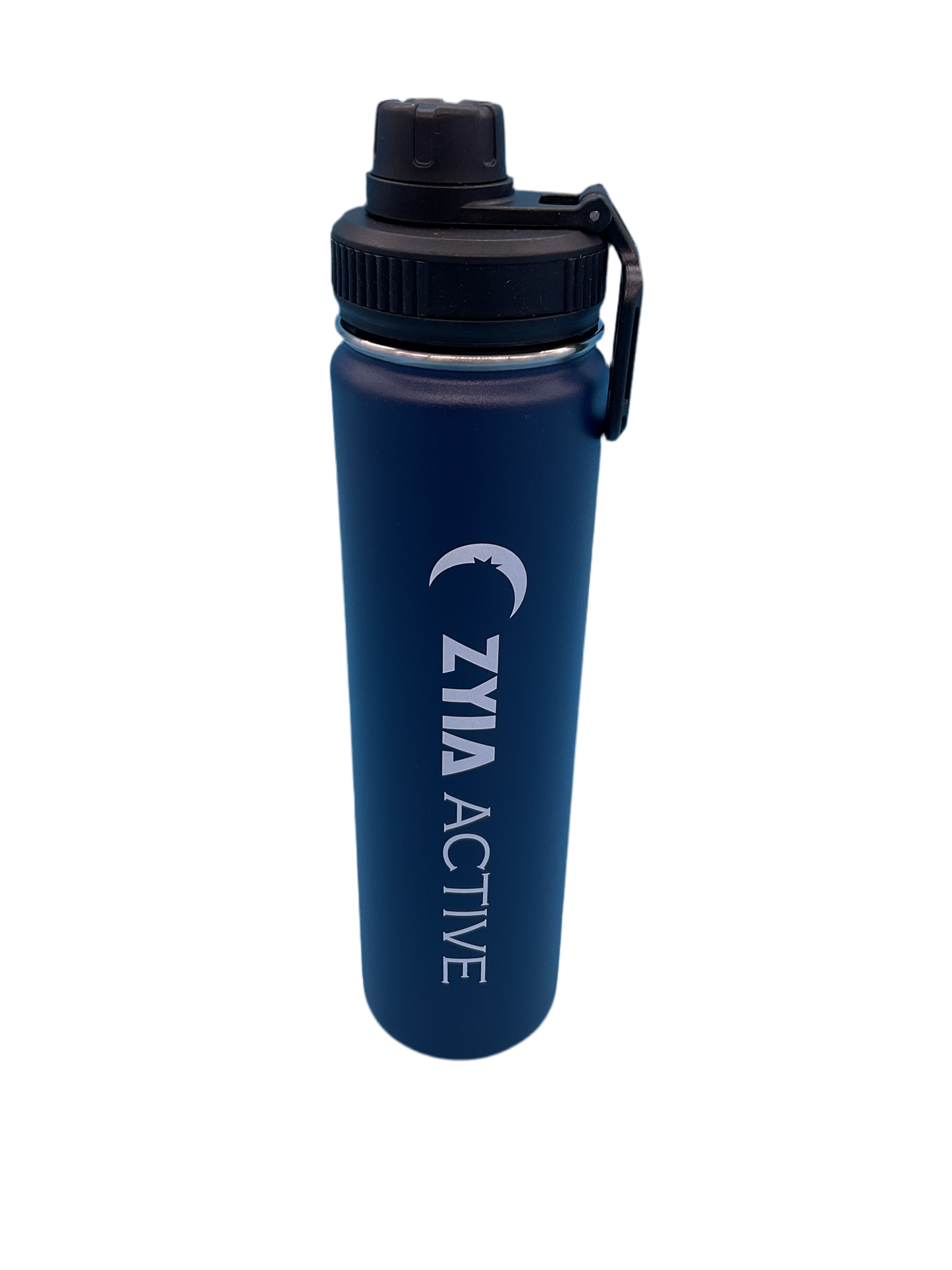 Zyia Navy 24 oz Activity Bottle – Stainless Steel Vacuum-Insulated Water Bottle