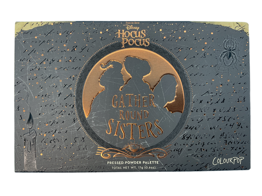 ColourPop Hocus Pocus Gather Round Sisters Pressed Powder Palette – 15-Pan Eye Shadow