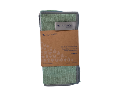 Norwex Kids Body and Face Pack – 3 Microfiber Cloths with BacLock® (7.87" x 7.87")