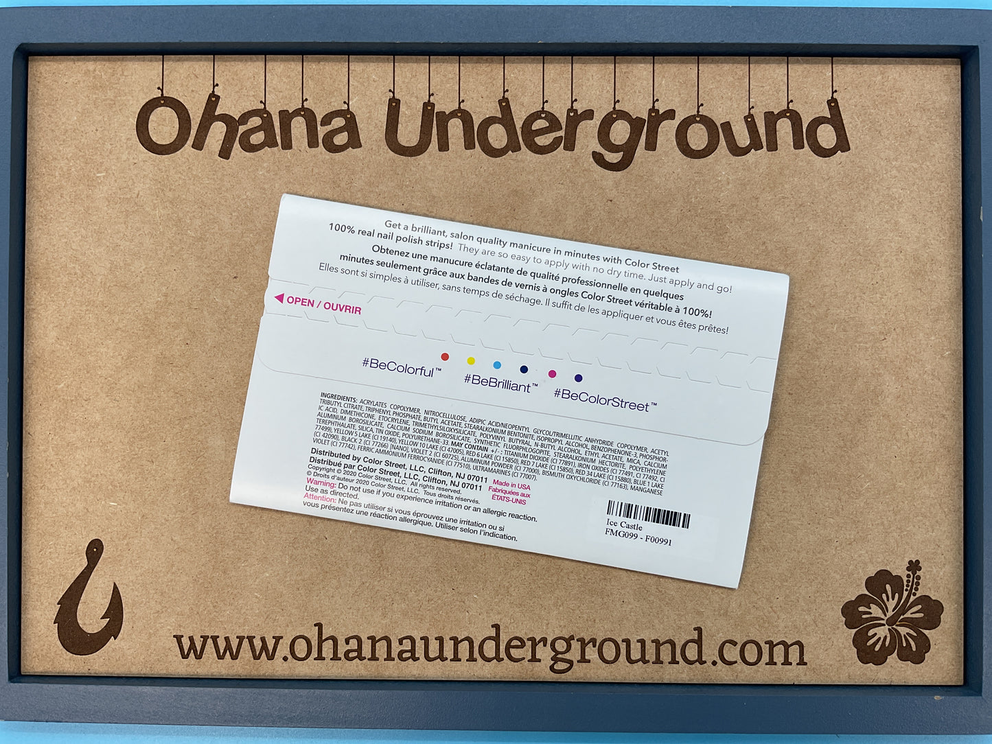 Color Street Nail Strips | Ice Castle | Real Polish | Easy Apply