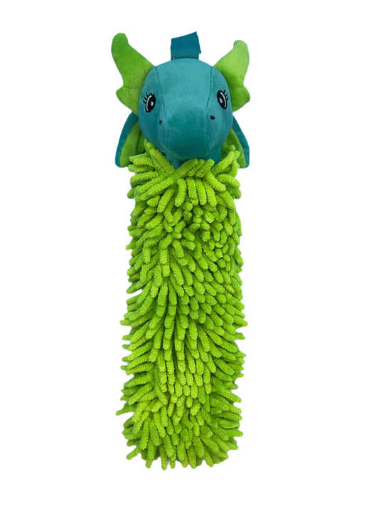 Norwex Kids Pet To Dry Chenille Hand Towel – Dragon with BacLock®